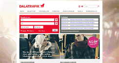 Desktop Screenshot of dalatrafik.se