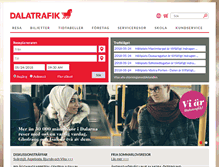 Tablet Screenshot of dalatrafik.se